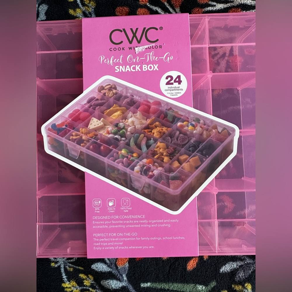 CWC Pink Snack Box Organizer - Picture 2 of 5